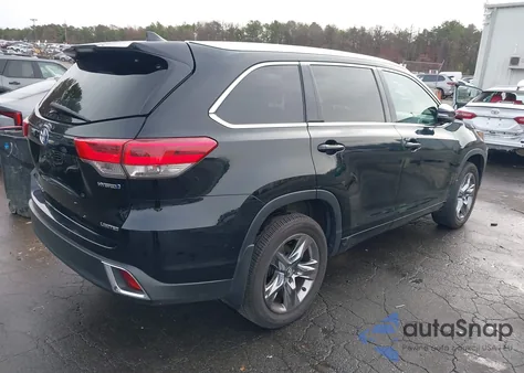 2018 Toyota Highlander Hybrid Limited Platinum z USA, uszkodzony, nr VIN 5TDDGRFH9JS037898